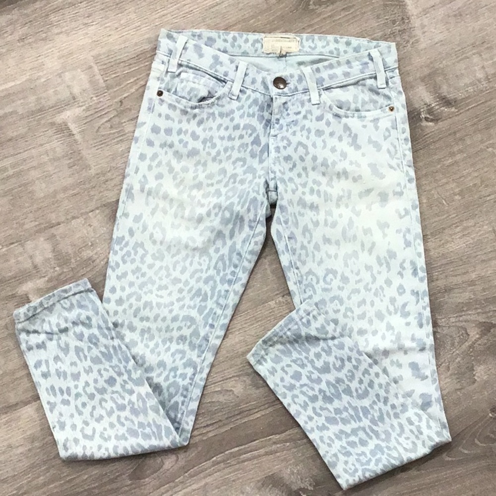 Current/Elliot leopard Jeans